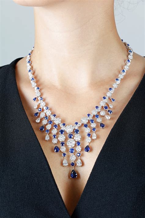 Graff Sapphire And Diamond Necklace Magnificent Jewels And Noble