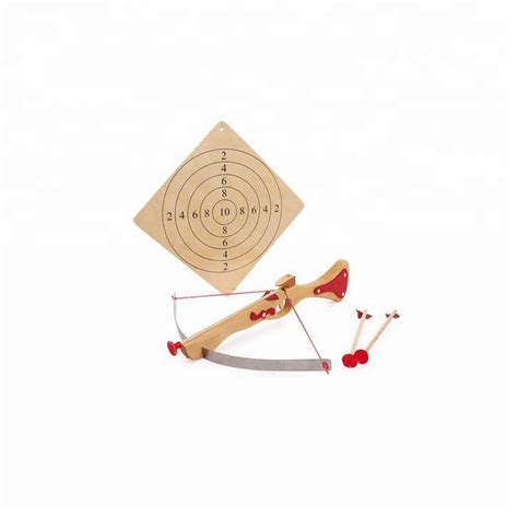 Kids Archery Set Toy Wooden Bow Arrow Compound Wooden Crossbow Toys