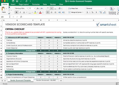 The Easy Way To Do Rfp Scoring Templates Examples Tips Rfp360