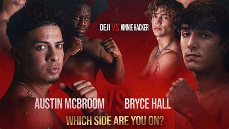 What Are All The Other Fights On The Austin Mcbroom Vs Bryce Hall Fight