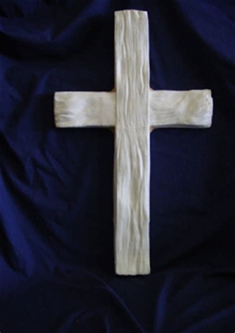 Wood Look Cross plaque concrete or plaster mold 7159 - Moldcreations