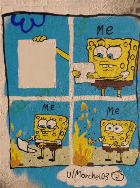 Spray Painted Spongebob Meme Rinsidermemetrading