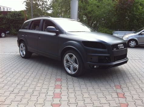 Audi q7 i (4l) рестайлинг. Audi Q7: 3M Matt Schwarz | SDB | Schriftdesign Berlin GmbH