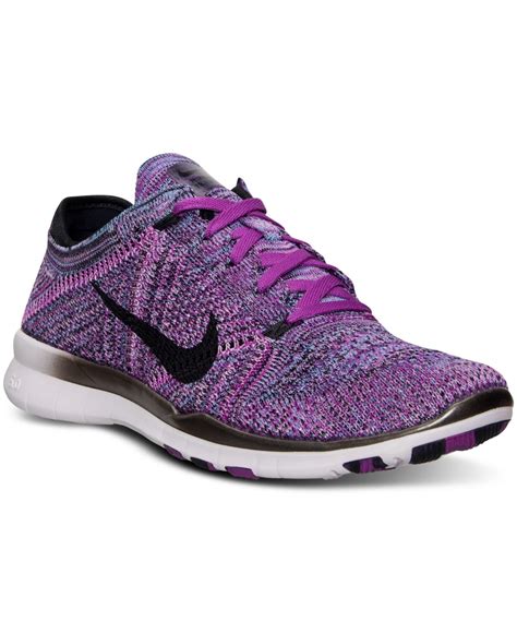 Nike Womens Free Tr Flyknit Training Sneakers From Finish Line In