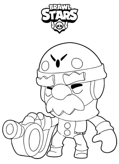 Desenhos De Gale Brawl Stars Para Colorir E Imprimir Colorironline