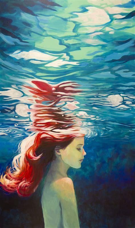 Underwater Robin Design Art Painting Underwater Art Water Art