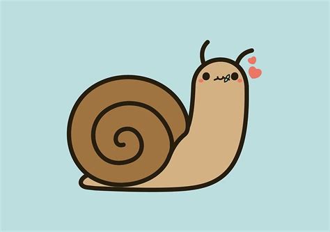 Cute snail by peppermintpopuk | My spirit animal, Snail, Cute