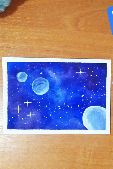How To Paint A Watercolor Galaxy Tutorial Step By Step Watercolor