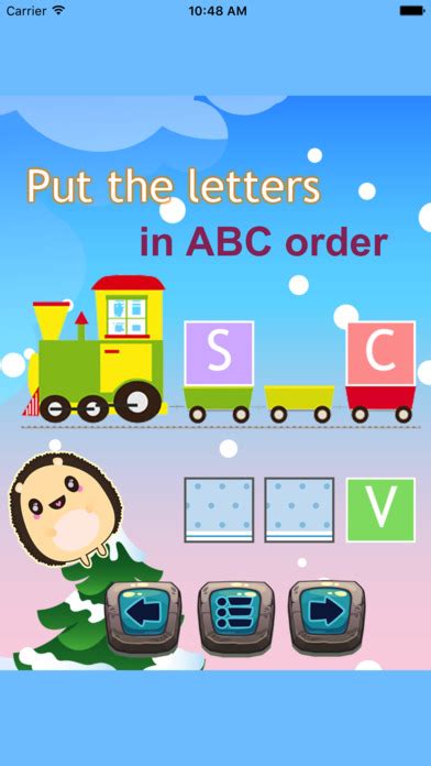 Balloons with different letters of the alphabet appear out of the windows, and it's your child's job to pop the balloon that matches the correct letter (hint: ABC Alphabetical Letters Order Game App Download - Android APK