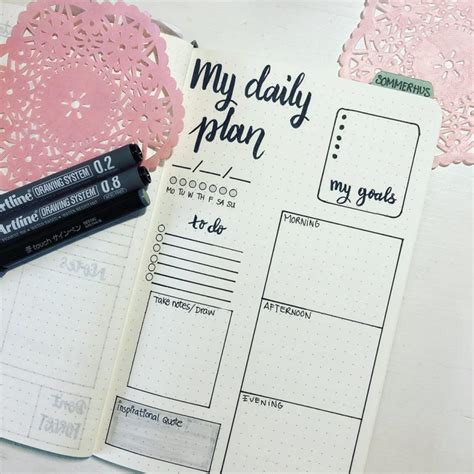 Bullet Journal Daily Log How To Use It With Examples Anjahome