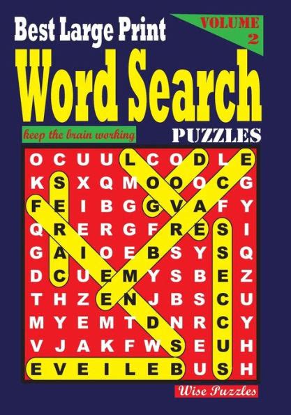 Best Large Print Word Search Puzzles By Wise Puzzles Paperback