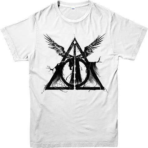 Harry Potter T Shirt Deathly Hallows Three Brothers Tale Inspired Top