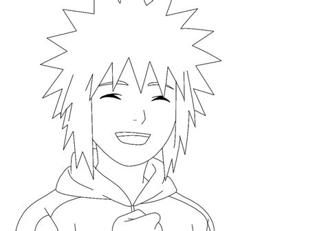 Minato Namikaze Line Art By Jakecbiebs On Deviantart