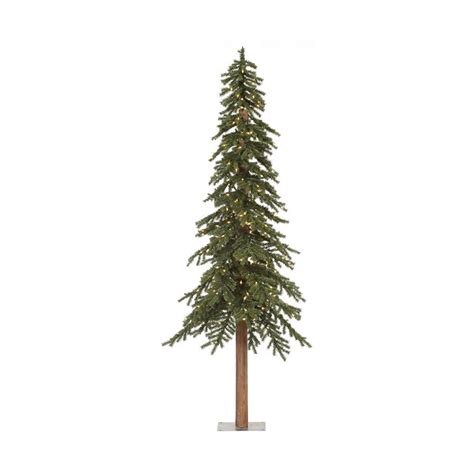 Vickerman 7 Ft Pre Lit Alpine Slim Artificial Christmas Tree With 300