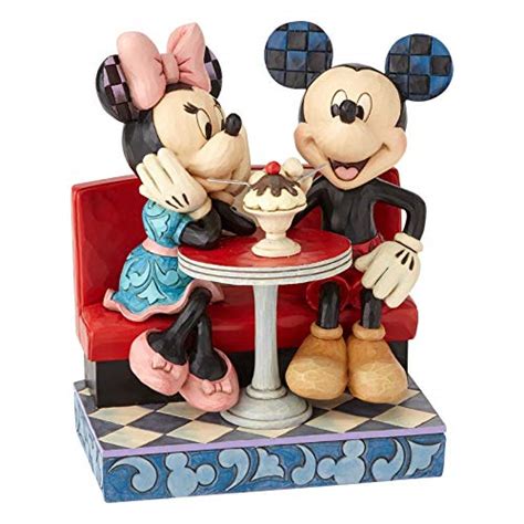 Enesco Disney Traditions By Jim Shore Mickey And Minnie Mouse Soda Shop