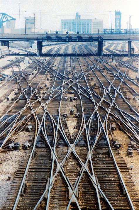 18th Street Rail Switch Yard In Chicago June 1983 1059 X 1600