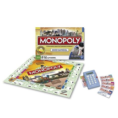 Monopoly banco electrónico trae una unidad de banco electrónico multiuso con tecnología táctil que hace el juego más rápido y divertido. Monopoly Electrónico | Juegos de mesa y de tablero