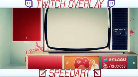 Speedart Twitch Retrogaming Overlay Youtube
