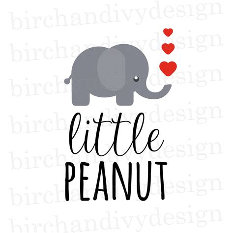 Little Peanut Svg File Cut File Instant Download For Cricut Etsy