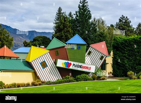 Puzzling World Wanaka South Island New Zealand Stock Photo Alamy
