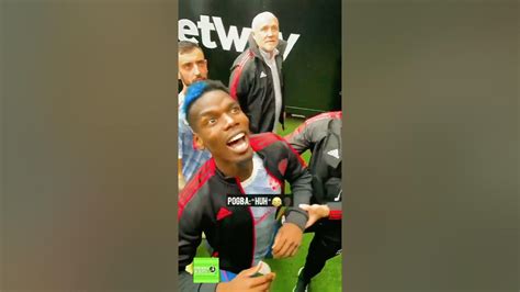 Paul Pogba Clash With West Ham Fans Youtube