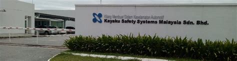 Ltd.(singapore, singapore) panasonic automotive systems asia pacific (thailand) co., ltd(samut prakan bhd.(petaling jaya, malaysia) panasonic appliances foundry malaysia sdn. Working at Kayaku Safety Systems (M) Sdn Bhd company ...