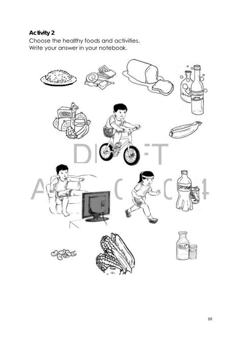 How can we be more successful? health habits worksheet grade 1 - Google Search | Healthy and unhealthy food, How to stay ...