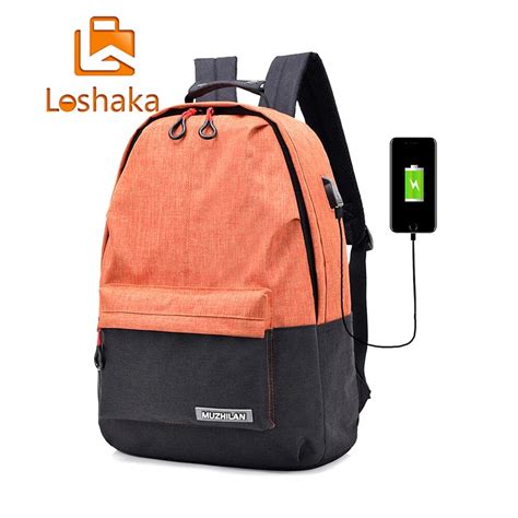 2018 New Student College Backpacks Usb Charging Anti Theft Backpack