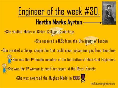 After passing the cambridge university examination for women with honors in english and mathematics, she attended. Hertha Marks Ayrton. | Study unit, Ayrton, Electrical ...