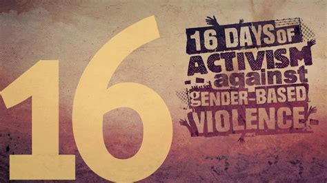 16 Days Of Activism Against Gender Based Violence Ifrc Campaigns