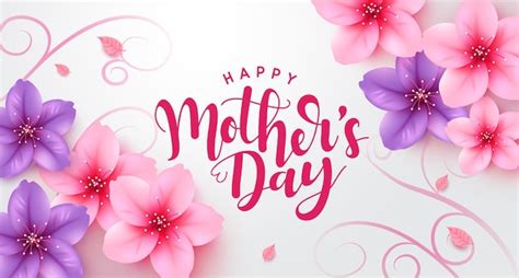 Premium Vector Happy Mothers Day Text Vector Design Mothers Day Postcard And Greeting Card