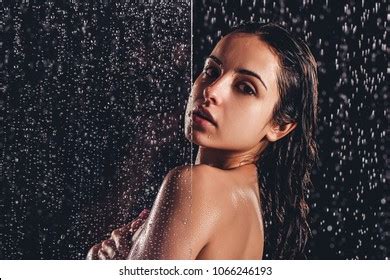 Стоковая фотография Sexy Woman Shower Attractive Young