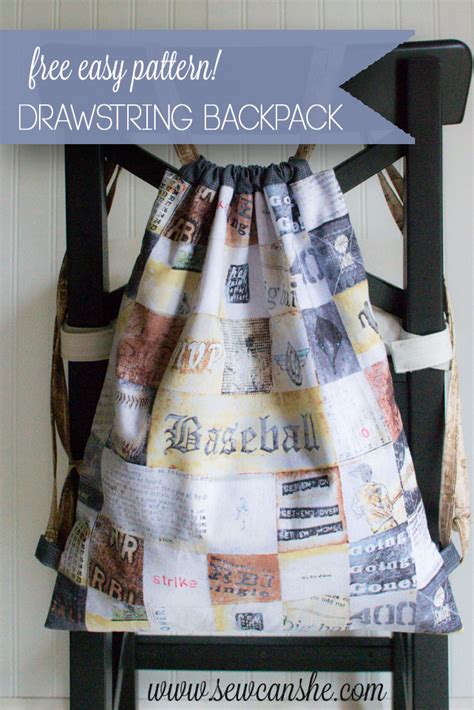 Maybe you would like to learn more about one of these? Easy Peasy Drawstring Backpack {free sewing tutorial ...