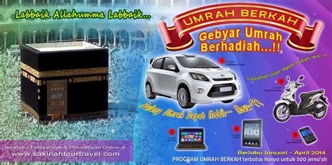 Contoh banner dan spanduk sebagai bahan inspirasi anda. Persyaratan Promo Umrah 2014 | SAKINAH Tour Travel | Biro ...
