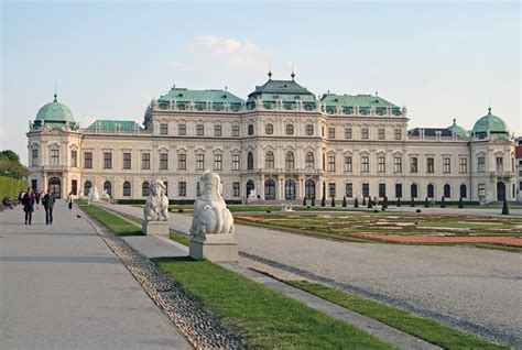 Belvedere Palace And The Palace Garden In Vienna Austria Editorial