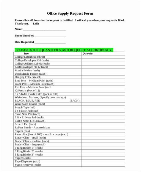 Free Office Form Office Form Templates