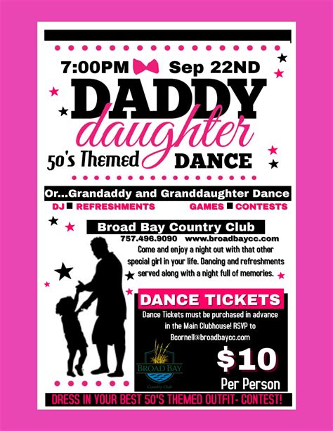 Daddy Daughter Dance 50s Theme Broad Bay Country Club 2018 09 22