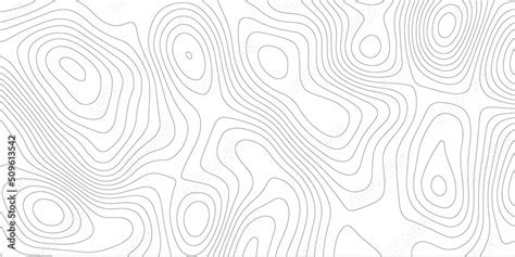 Black And White Abstract Background Vector Abstract Topographic