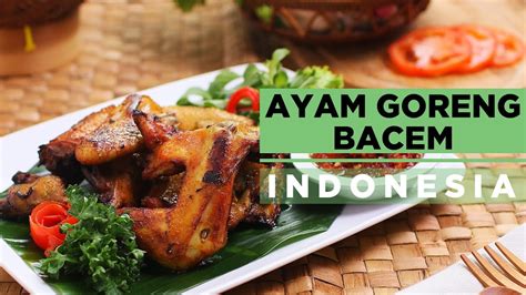 Ciri khas citarasa baceman yang berbumbu manis kecap atau gula jawa sering disuguhkan di rumah makan atau resto ternama. AYAM GORENG BACEM INDONESIA DAN IKAN KEMBUNG GORENG METODE ...