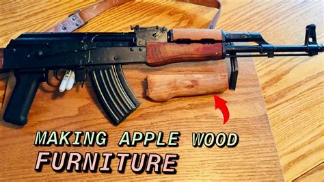 Wasr Ak 47 Making Apple Wood Furniture Youtube