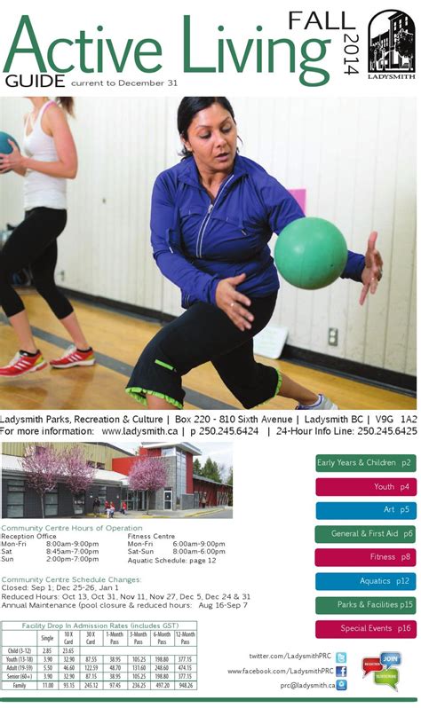 2014 Ladysmith Fall Active Living Guide By Town Of Ladysmith Issuu