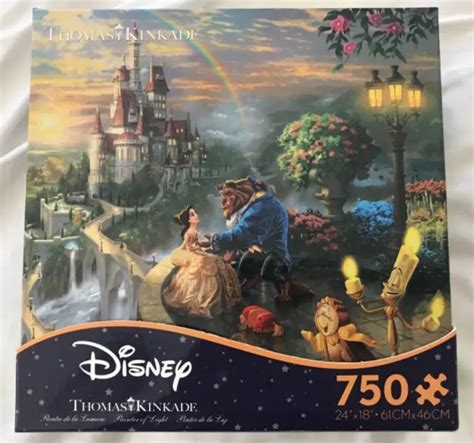 Ceaco Disney Beauty And The Beast Thomas Kinkade 750 Pc Puzzle Brand