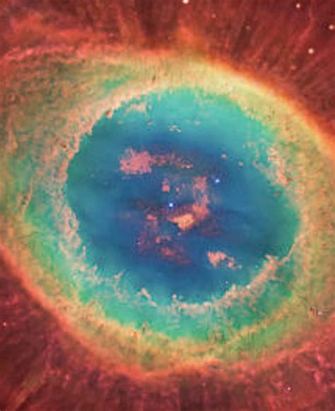 Ring Nebula Messier57 And Earth Maps Two Bright Celestial Bodies