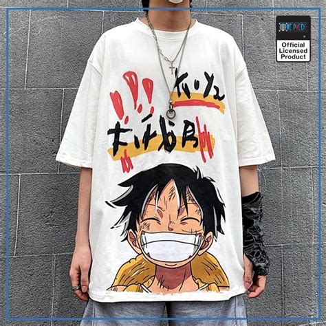 One Piece T Shirt Luffy Harajuku Official Merch One Piece Store