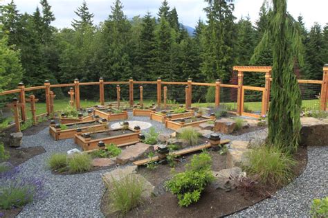 Wayfair.com has been visited by 1m+ users in the past month Contemporary Garden With Raised Beds and Simple Wood Fence ...