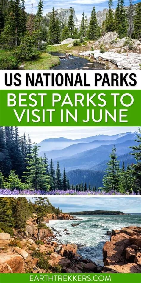 The Us National Parks With Text Overlay That Reads Best Parks To Visit
