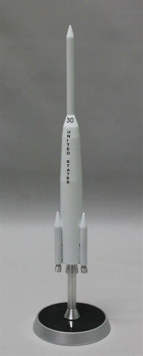 1144 Scale Model Of Delta D Rocket Made Of Metal 9 Tall Etsy