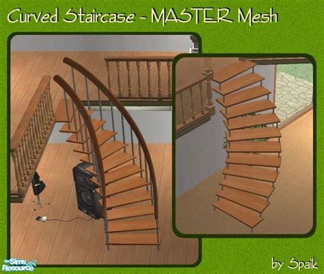 Sims 4 Curved Staircase