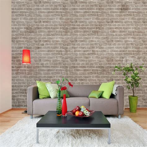 Pin By Kathy Silva On Home Brick Effect Wallpaper Brick Wallpaper
