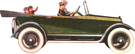 Vintage Car Illustration Clipart Large Size Png Image Pikpng